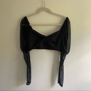 boohoo cropped top